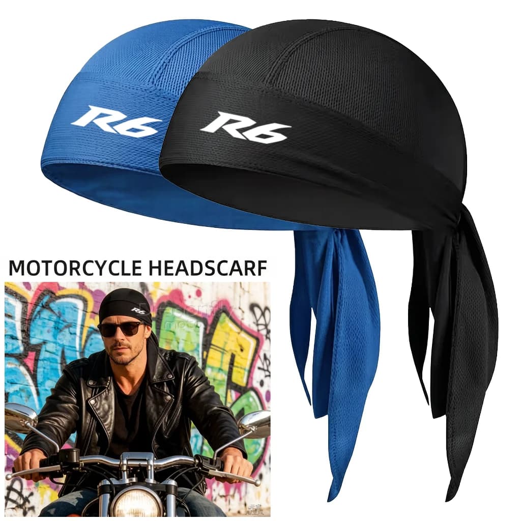 Fascia per capelli ad asciugatura rapida per moto, sciarpa, bandana per corsa e ciclismo, foulard, cappello da escursionismo per Yamaha YZFR6 YZF R6 R6S 1999-2015 2005 2007