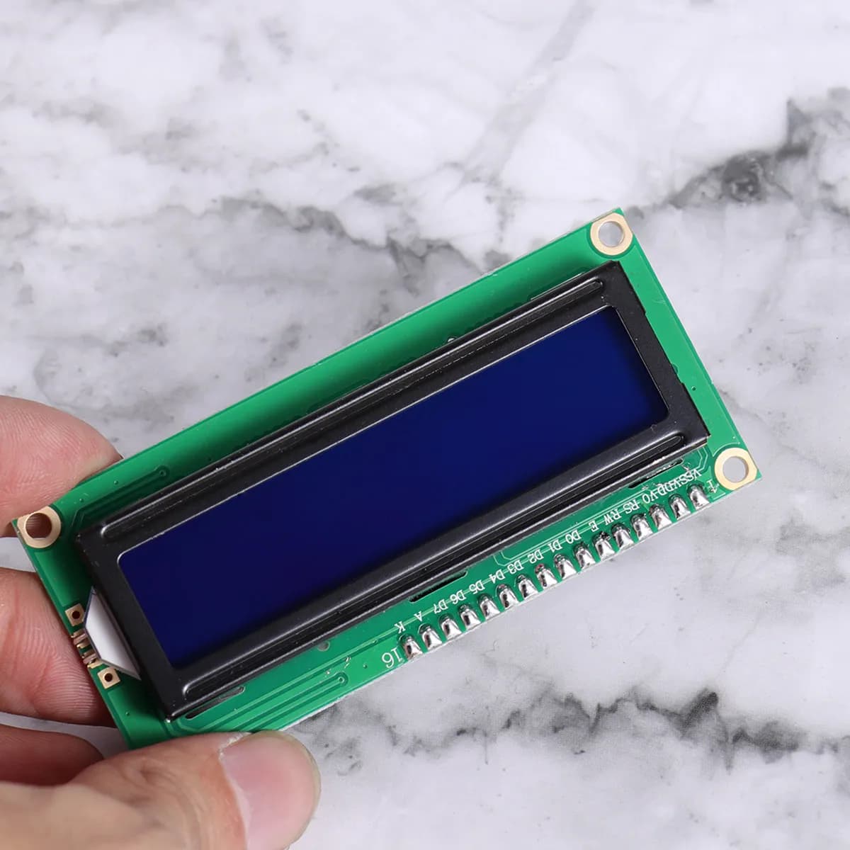 Serial LCD Display 1602A 16X2 with Blue Retro Lighting Compatible with Mega R3 for Projects and Tablets