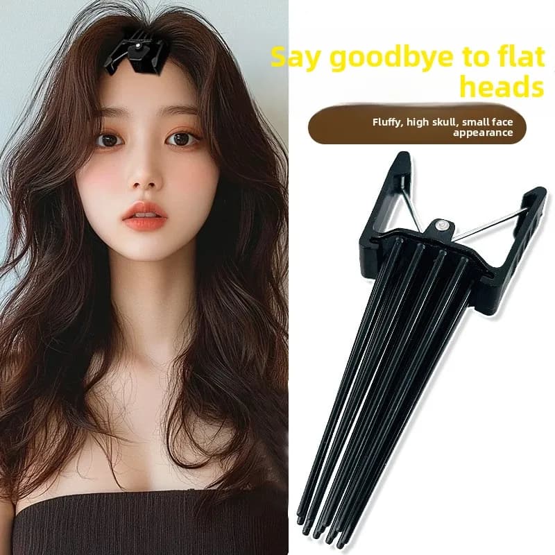 Nuovo Semplice Soffice Tornante Curling Radici Alta Naturale Soffici Clip di Capelli Delle Donne Bigodino di Capelli Bigodino di Capelli Styling Fluffiness Strumento Com