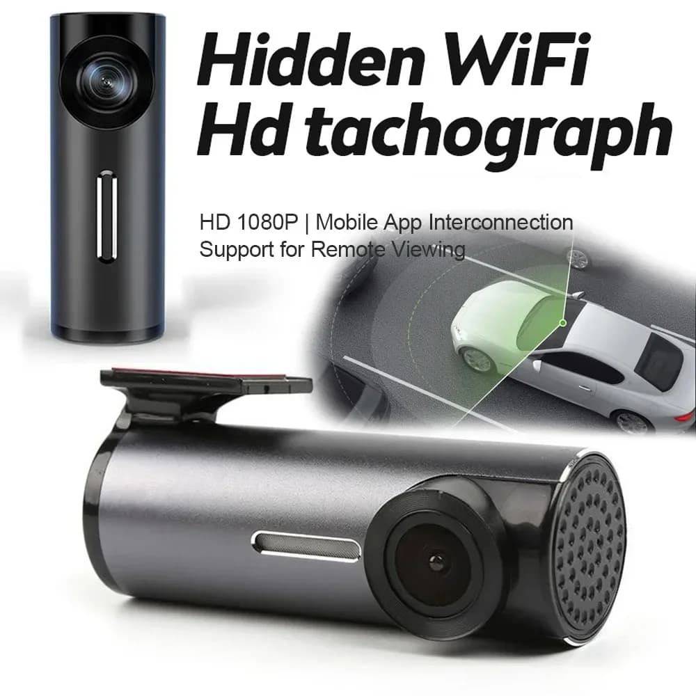 WIFI Dash Cam 1080P HD vehicle driving recorder with APP DVR for cars Front Video Camera Night Vision Dashcam Car Accessories