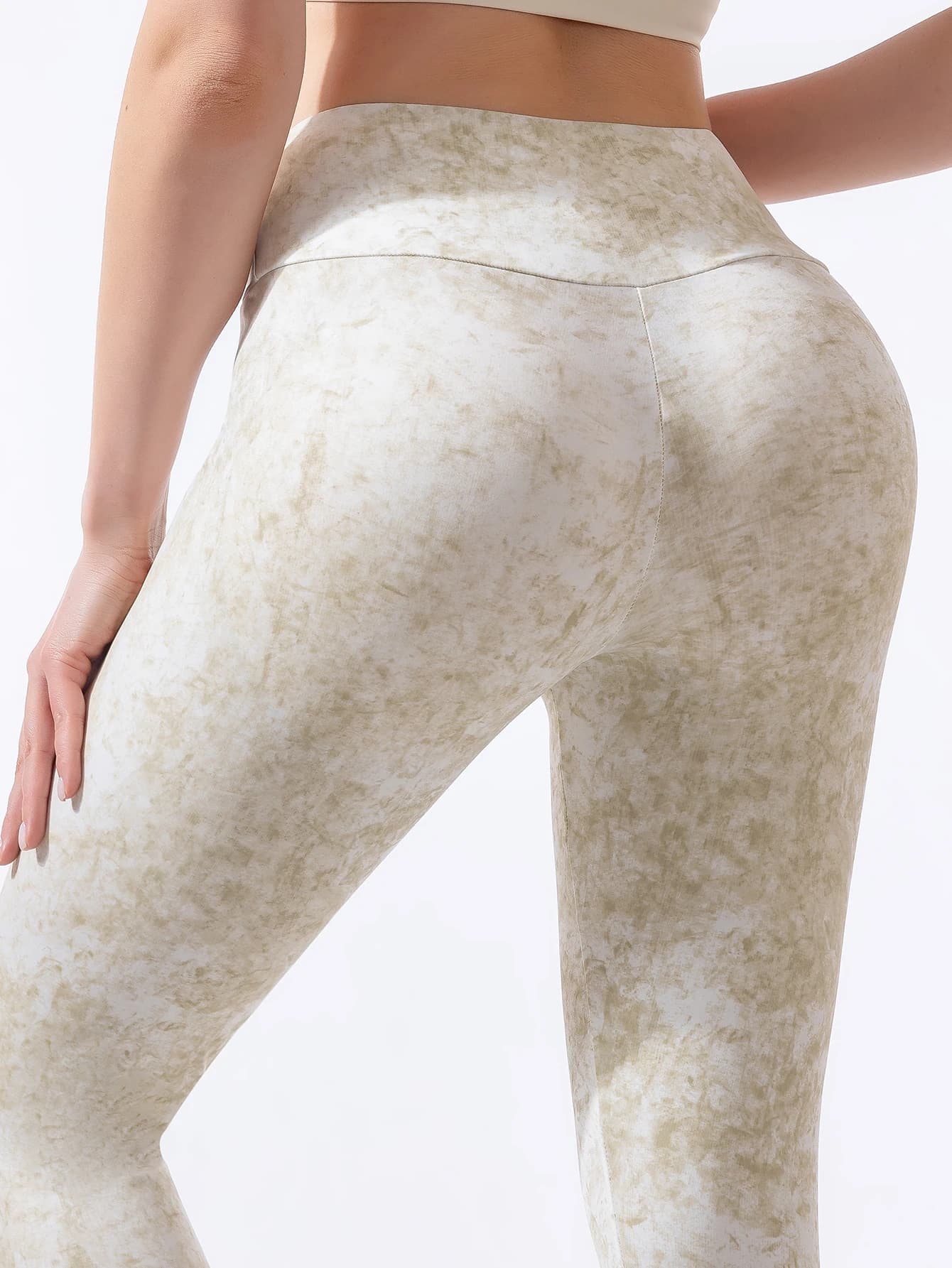 Leggings colorati da donna pantaloni skinny elasticizzati a vita alta stampati da nove pollici pantaloni lunghi sottili primaverili ed estivi