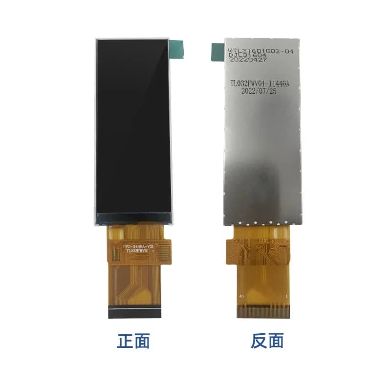 Schermo a striscia da 3,16 pollici 320 * 820TFT ST7701S SPI / RGB con penna di traduzione display intelligente per serratura