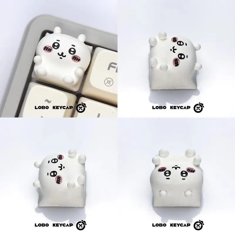 Chiikawaed Cute Anime Mechanical Keyboard Keycaps Exquisite Anime Peripheral Replacement Key Caps Custom Decorative Keyboard