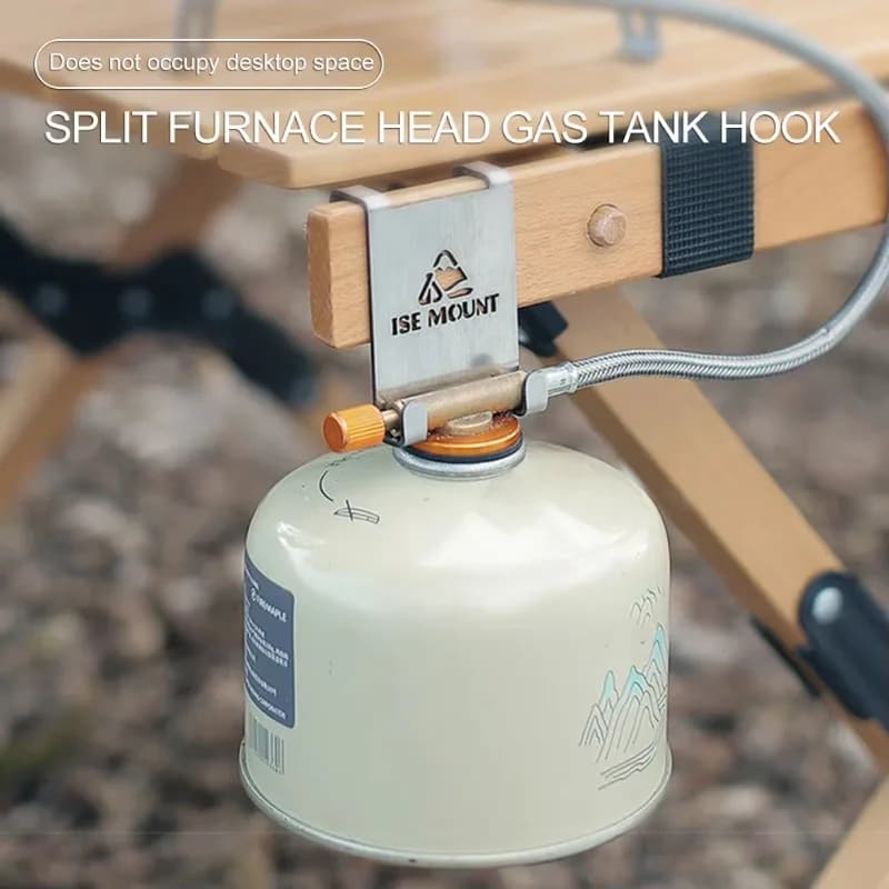 Hook for Hanging Outdoor Gas Tank Camping Table Stainless Steel Hook Portable Gas Reservoir Suspended Anti-Steel