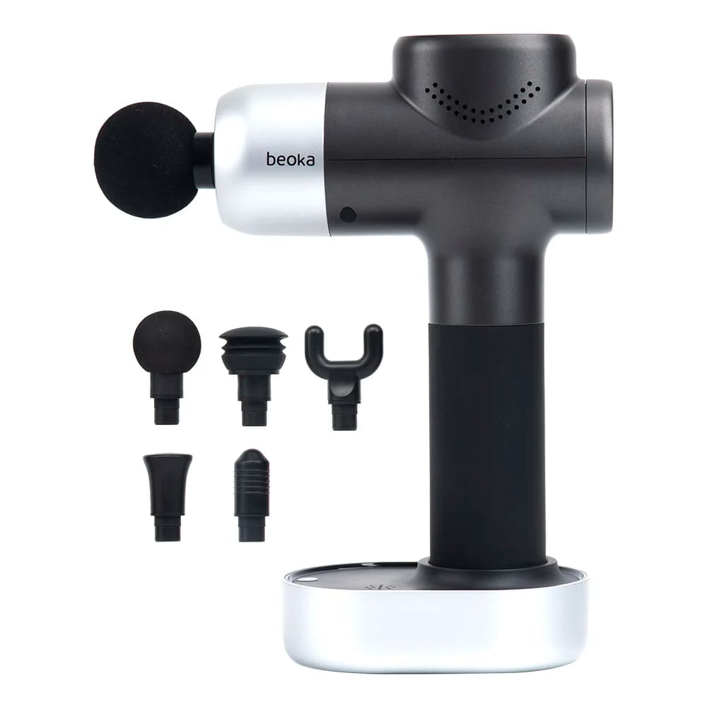 Gym Sports Fascia Gun Powerful Deep Tissue Muscle Massage Hand Arm Head Heat Function for Body Massager