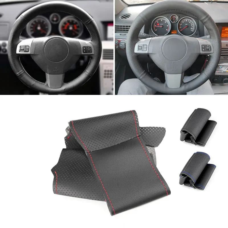 FAI DA TE Cucito A Mano In Pelle Microfibra Per Opel Astra H Vauxhall Holden Astra 04-09 Vectra C Zaflra B Coprivolante Dell'automobile