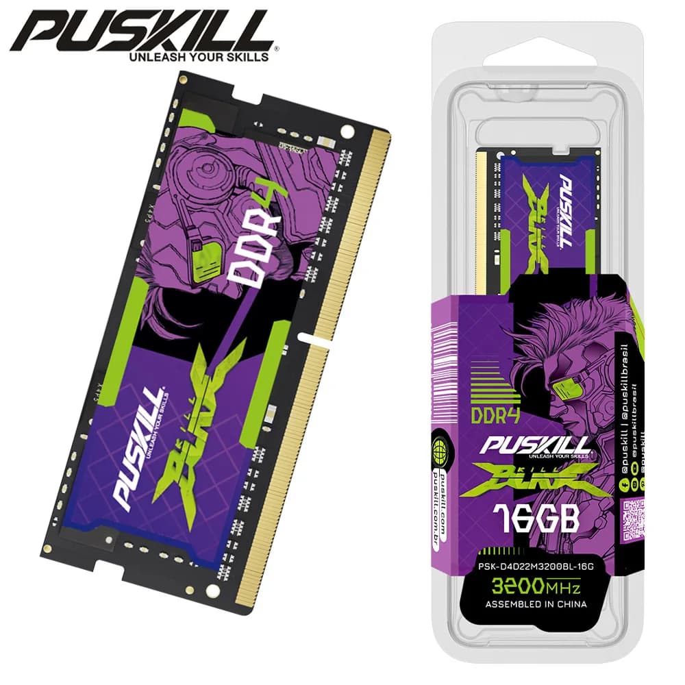 PUSKILL Prodotti caldi Ram DDR4 8GB 4GB 16GB 2400mhz 2133 2666mhz Sodimm Notebook Memoria per laptop ad alte prestazioni