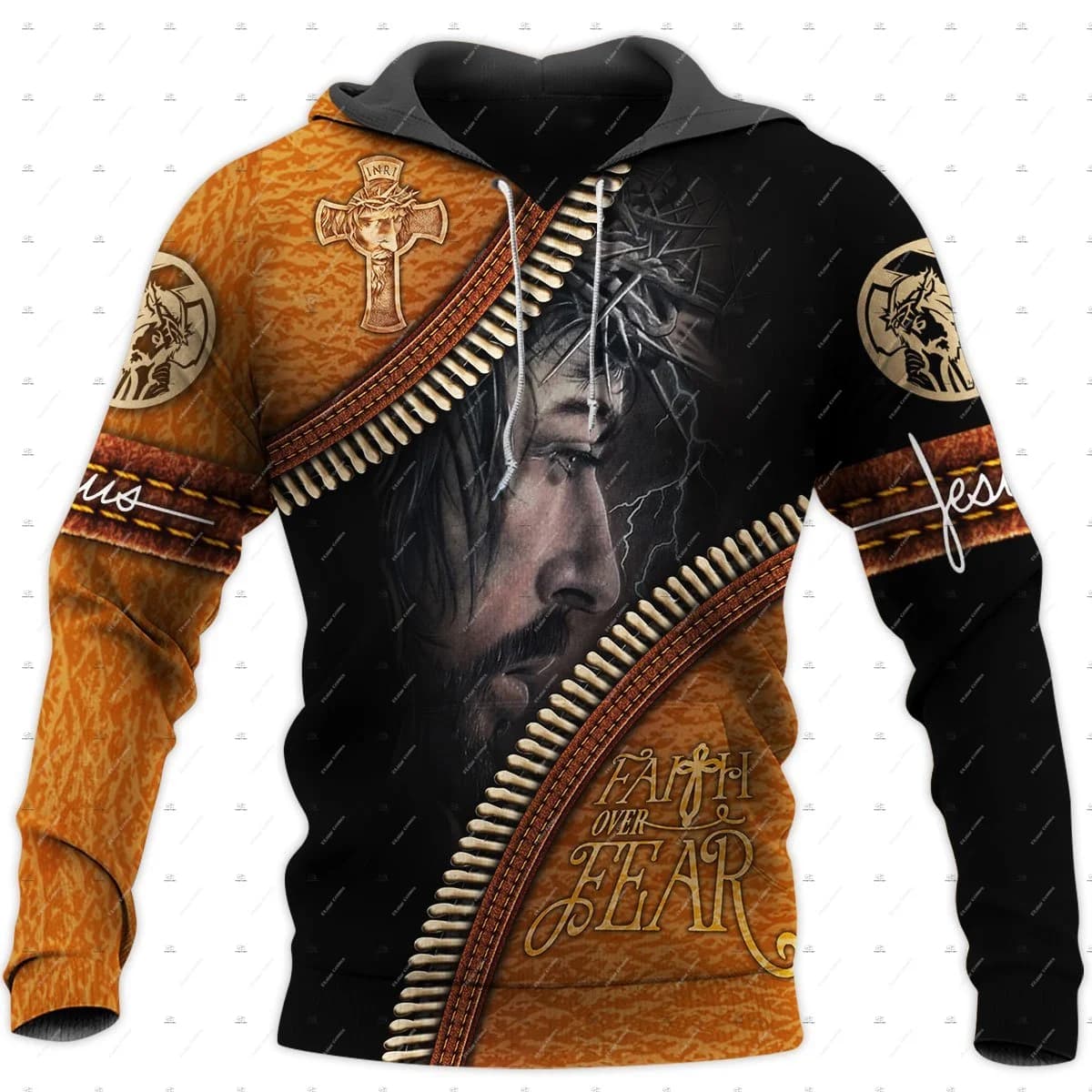 Custom Name Knights Templar Jesus God Lion Bible Tattoo Vintage Retro Trucksuit 3DPrint Unisex Pullover Casual Jacket Hoodies 33