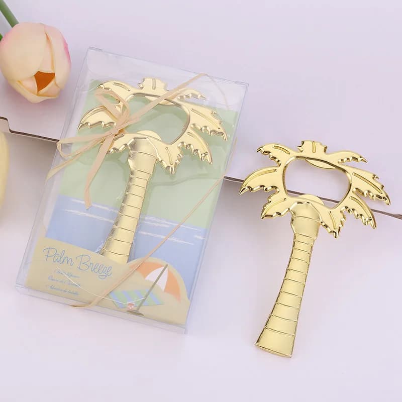 Creative Coconut Tree Style Beer Bottle Opener Company Promotional Gift Wedding Reward Gift Small gift box Packaging