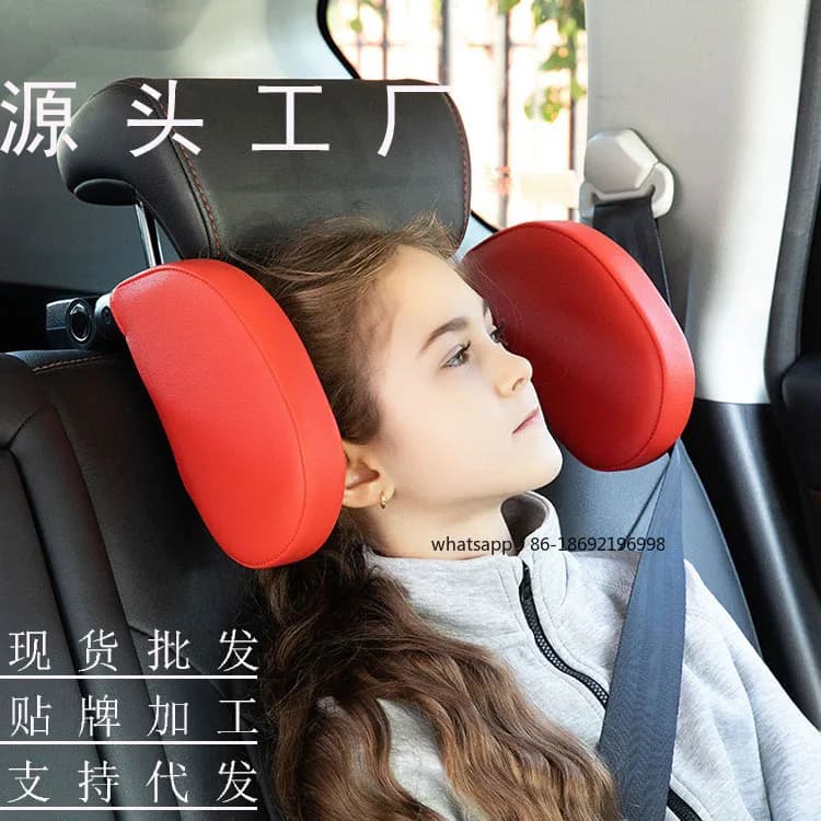 Poggiatesta Auto Regolabile, Prodotti Creativi per Interni Auto, Cuscino Laterale per Bambini, Cuscino da Viaggio a U in Memory Foam per il Collo