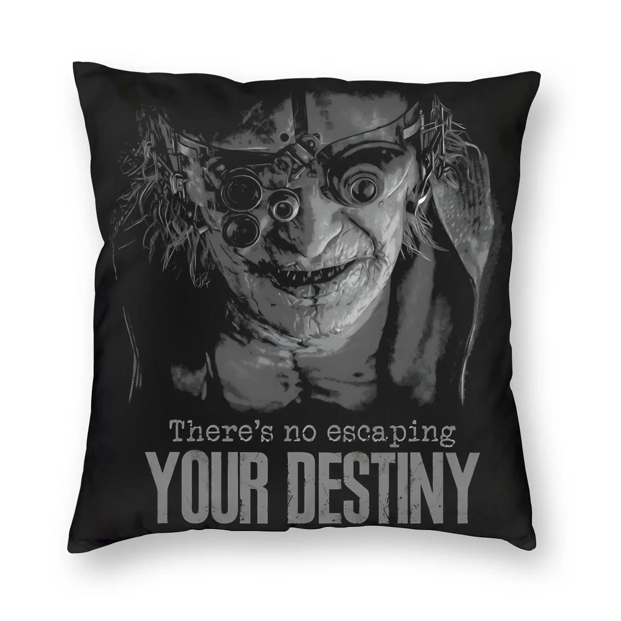 Federa per cuscino Resident Evil's Requiem Victor Gideon Your Destiny, federa decorativa per divano, letto, camera da letto