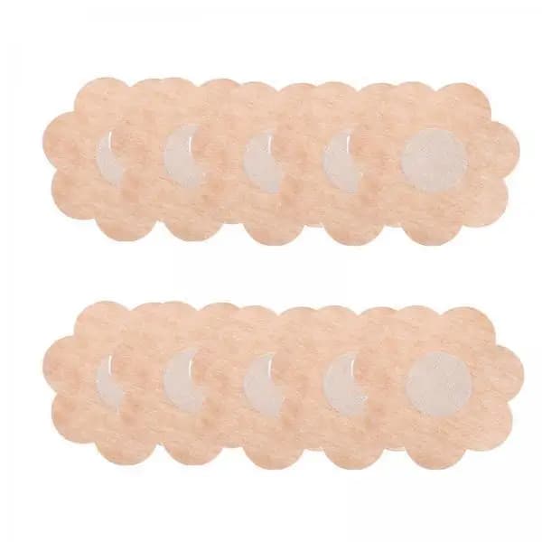 Copricapezzoli Invisibili a Petalo, Copricapezzoli Monouso in Tessuto Non Tessuto per Donna, per Lingerie e Abiti