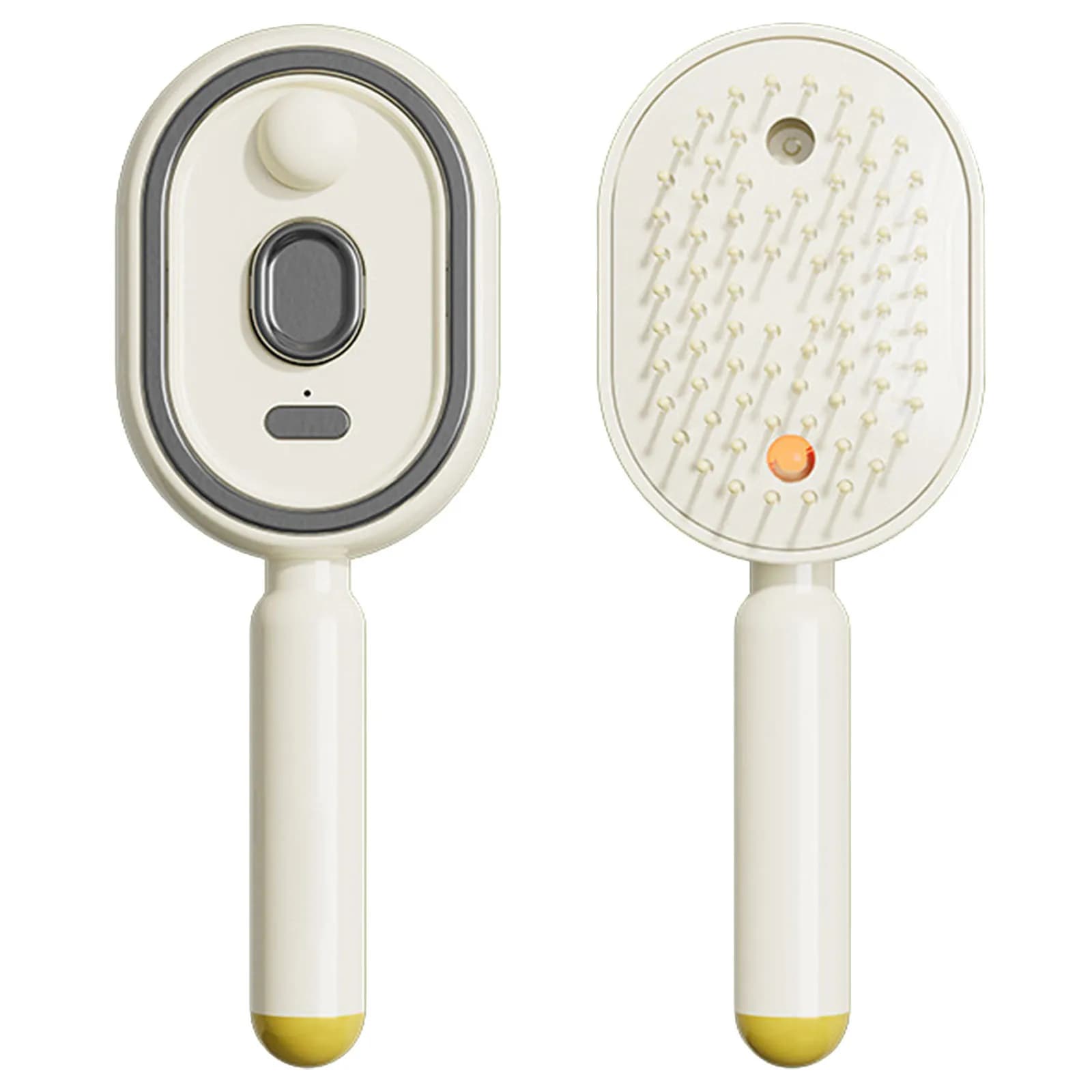 Wet Electrics Hairbrush with Water Spray Rechargeable Steams Hair Straightener for Detangling Smoothing Styling & Frizz Control