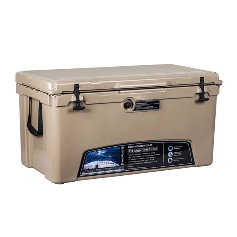 Scatola frigo per ghiacciaia modellata Roto 110QT e scatola frigo per bevande Scatola frigo da campeggio per vino