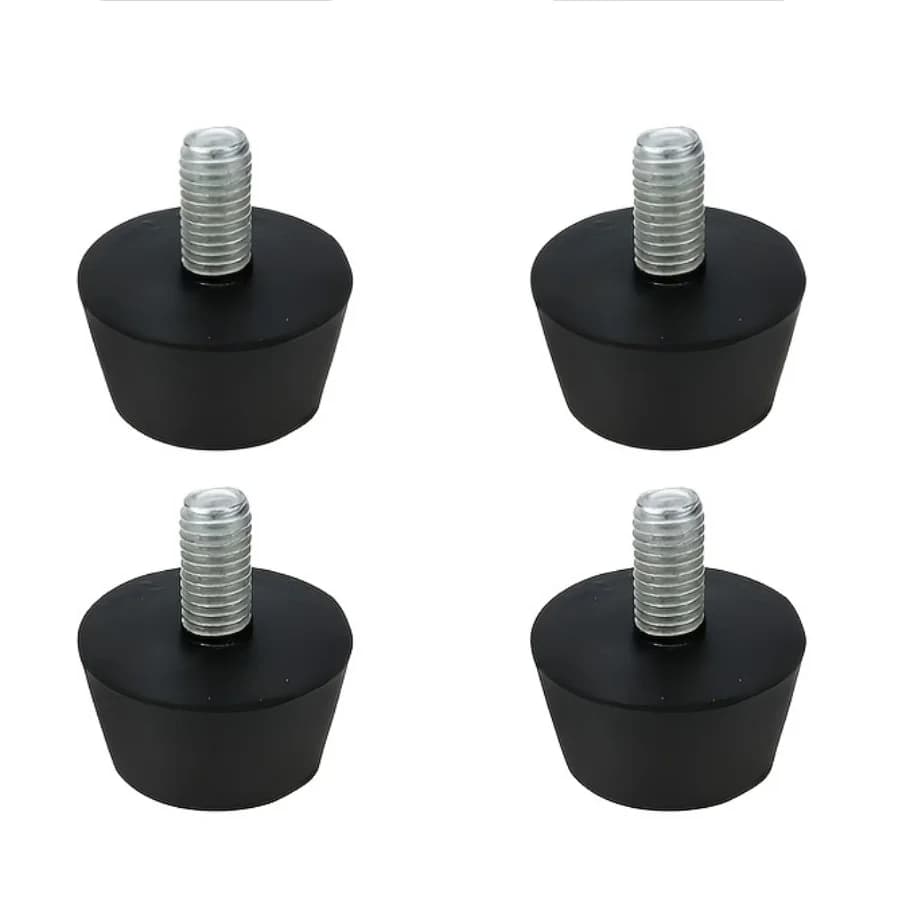 4Pcs Rubber Adjustable Feet Pad With Screw Table Chair Balck Leveling Foot Pad Furniture Leg Anti-shock Protecti