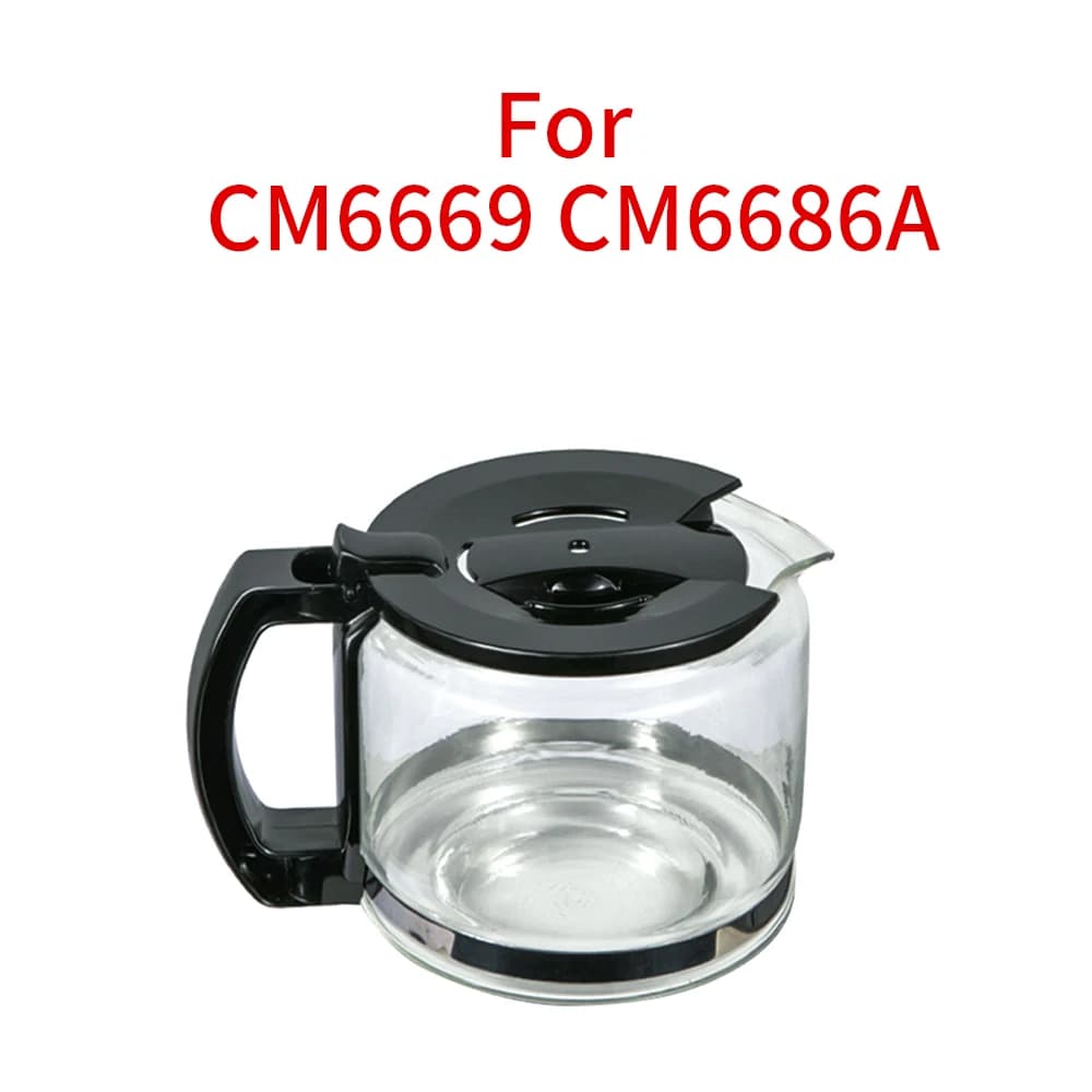 Accessori per macchine da caffè Pentola in vetro CM6669 CM6686A Accessori per macchine da caffè in stile americano Pentola per caffettiera a goccia Teiera