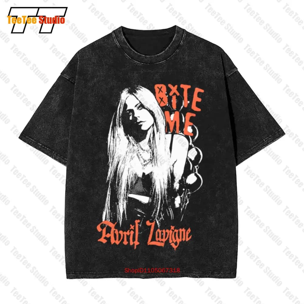 T-shirt oversize vintage Avril Lavigne Bite J7MT