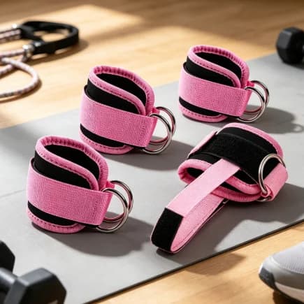 Gym Ankle Cuff Kickback Strap For Cable Machine Glute Leg Extension Workout Training Fitness Accessory