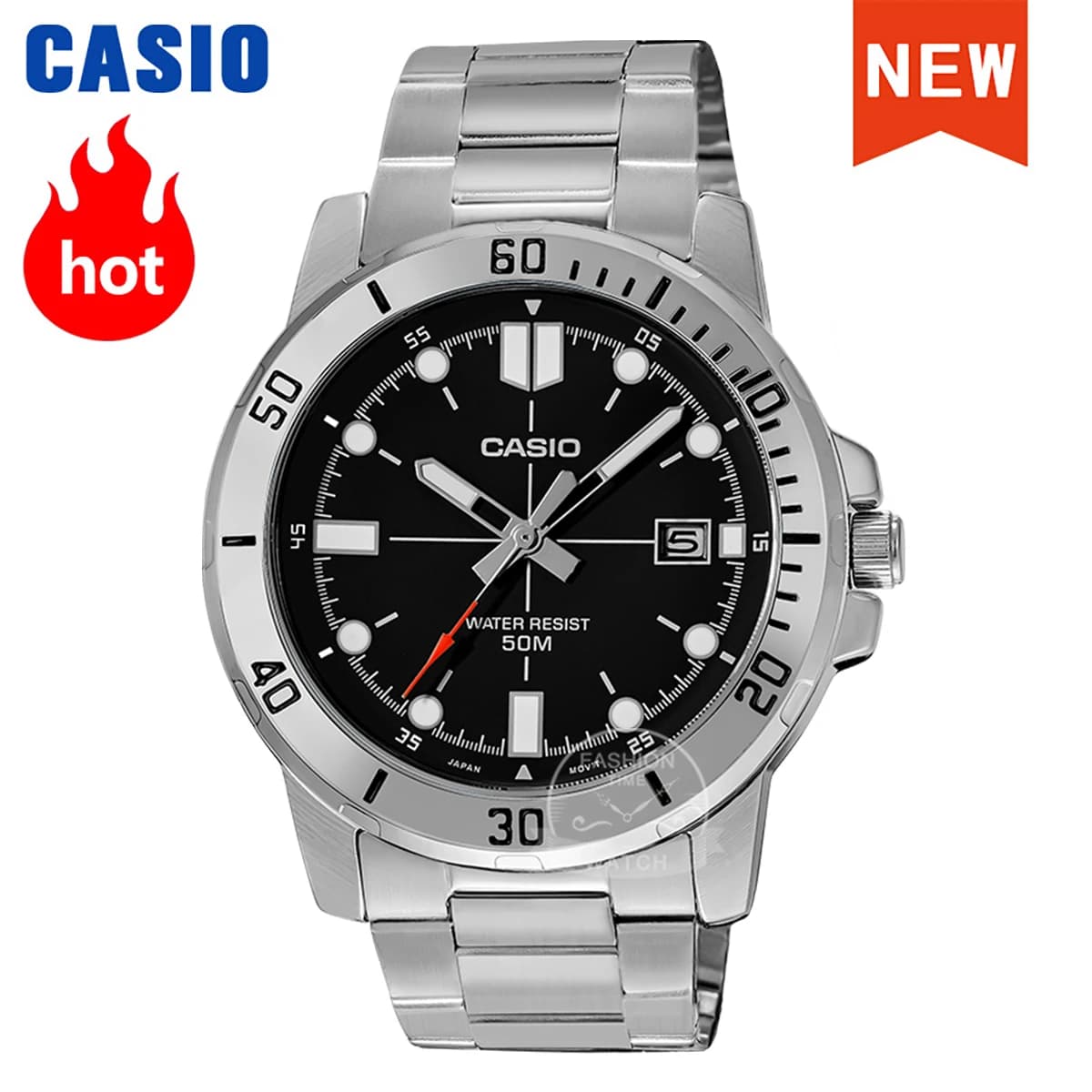 Orologio Casio da polso da uomo di marca di lusso set al quarzo 50 m Orologio da uomo impermeabile Orologio sportivo militare luminoso relogio masculino
