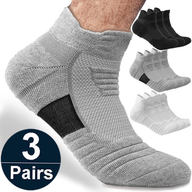 Calzini da calcio antiscivolo Uomo Donna Calzino in cotone Tubo corto lungo Calcio Basket Calzini sportivi Calzini deodoranti traspiranti 39-45