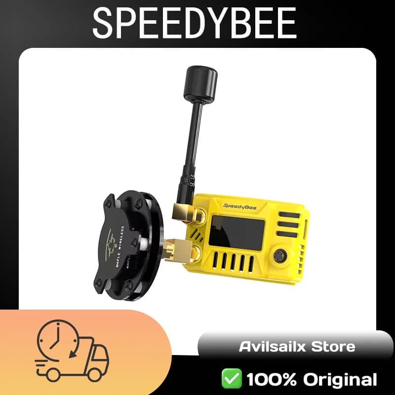 SpeedyBee 5.8GHz Occhiali Ricevitore Antenna Combo per FPV Freestyle Droni Digitali Parti Fai da Te