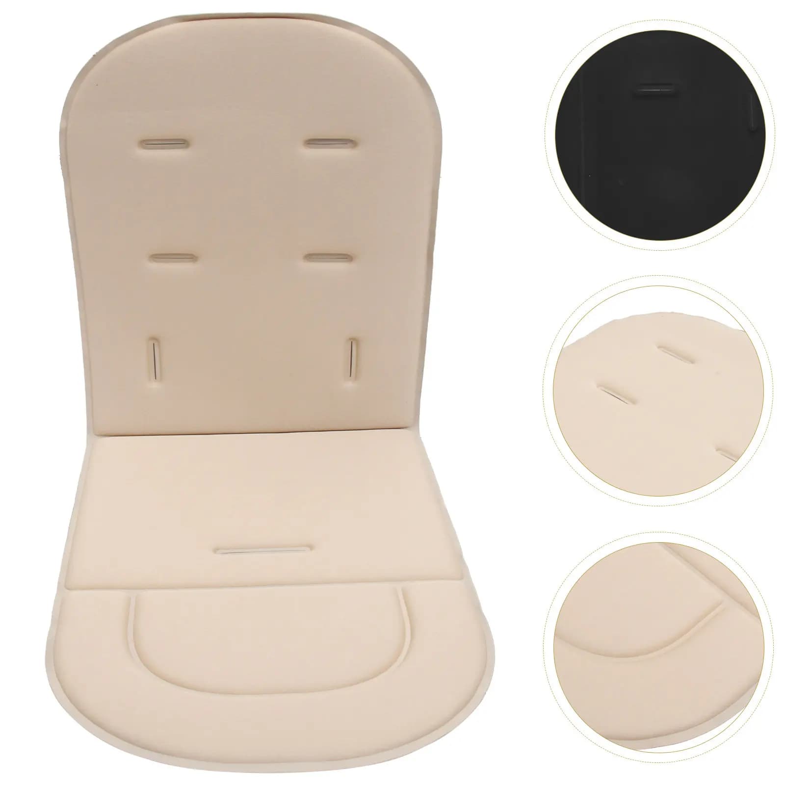 Baby Stroller Cushion Cotton Breathable Infant Seat Pad Soft Washable Universal Baby Pad Stroller Cushion Accessories