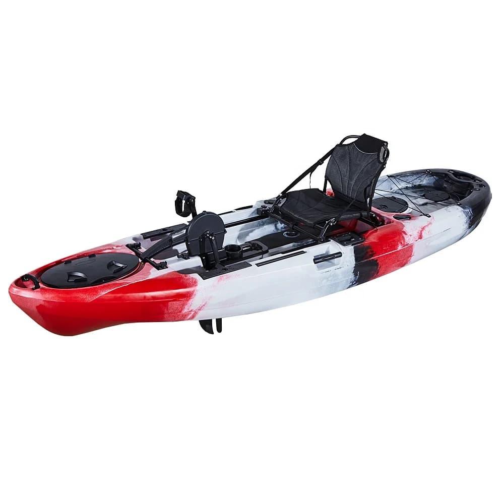 Kayak da Pesca Monoposto Non Gonfiabile con Telaio in Alluminio e Sedile per Canoa a Pedali, Produzione OEM Cinese
