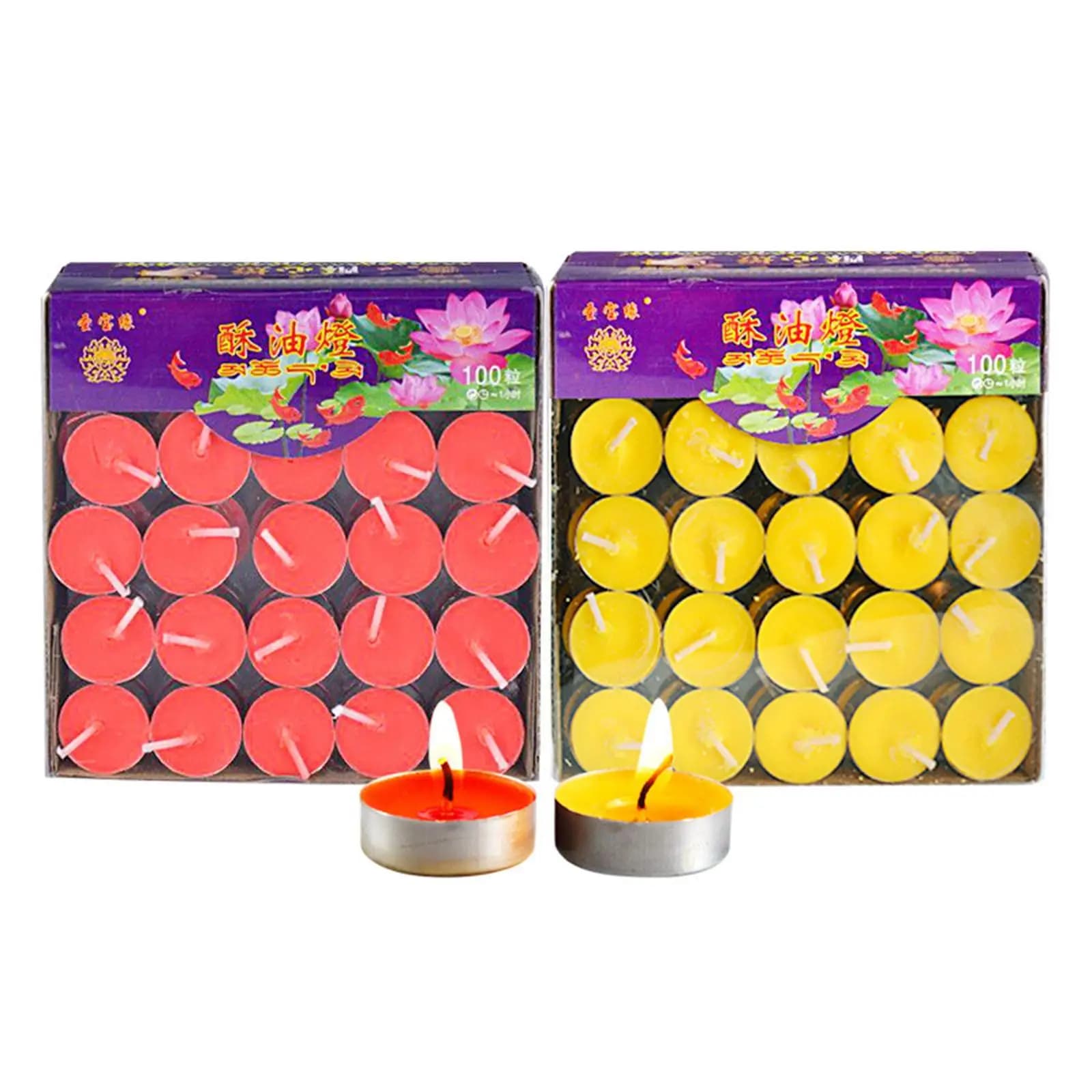 100 pz/set candele tealight profumate rotonde senza fumo fai da te per candele decorative per feste di compleanno all'aperto