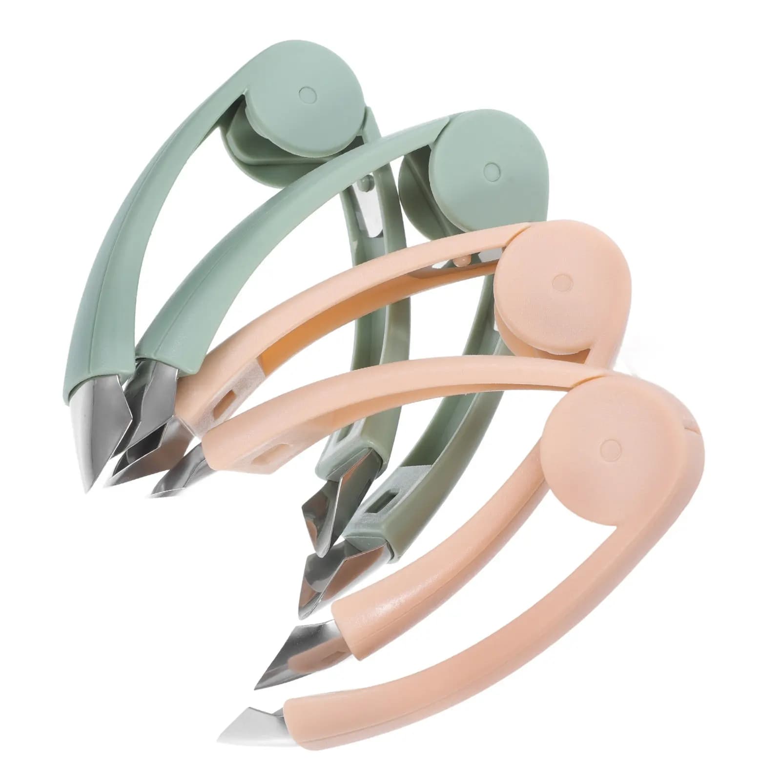 Set of 4 Multipurpose Pieces to Remove Fruit Toe, Stainless Steel, for Strawberries and Ananas, Kitchen Tools to Remove Vegetable Toe