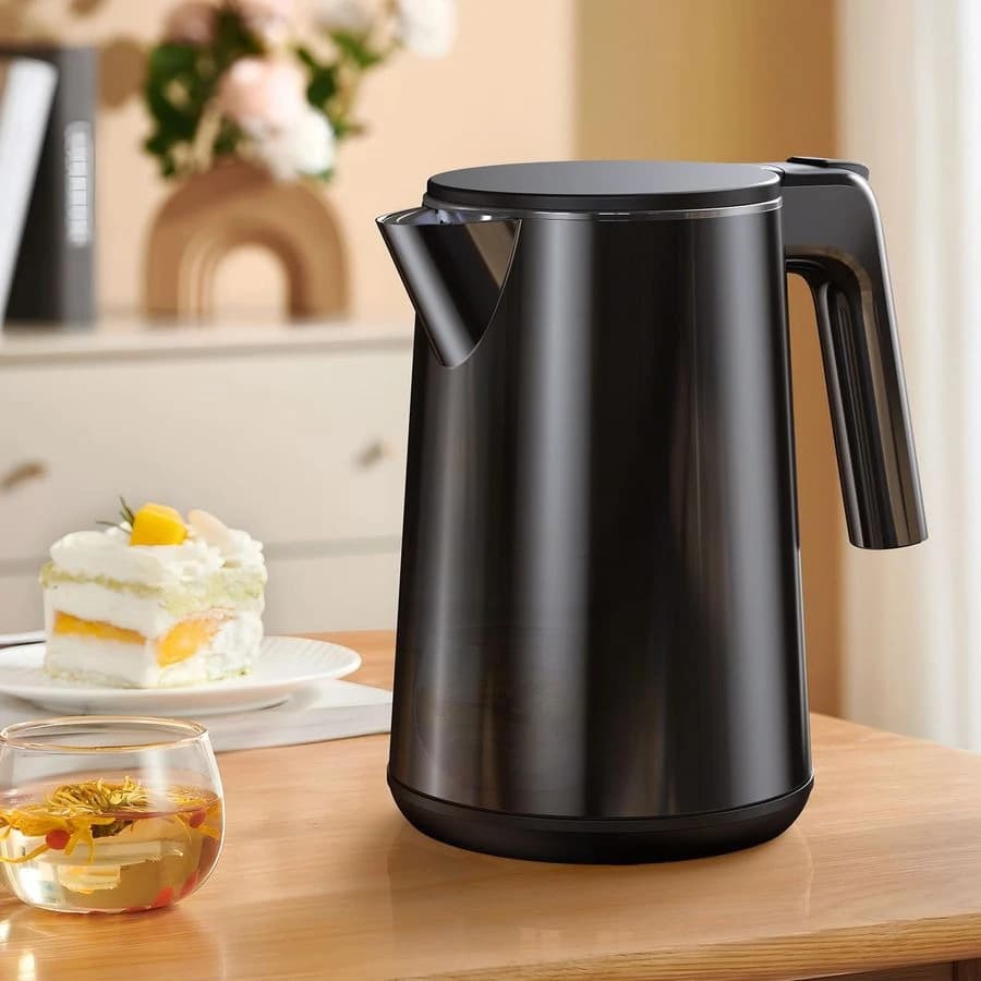 1.0L, 1200W Stainless Steel Electric Kettle, 7 Temperature Settings, 4H Heat Maintenance, Quick boiling, 120V with Automatic Shutdown