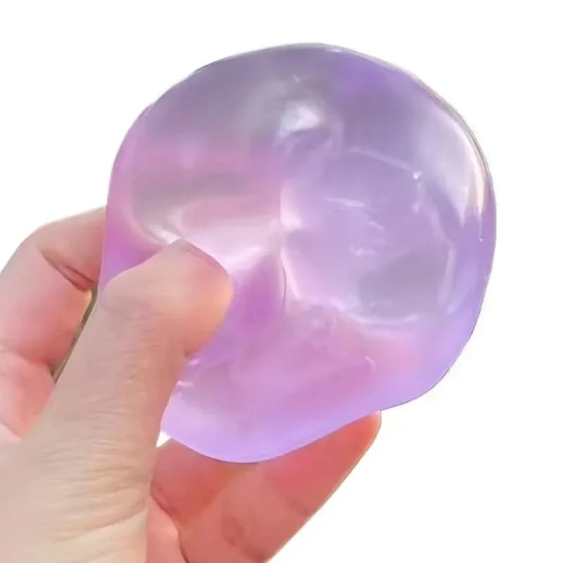 Toys Antistress Mochi Soft and Flexible, Transparent Toy with Coconut Oil and Maltose, Funny Sensory Toy for Adults, Gift