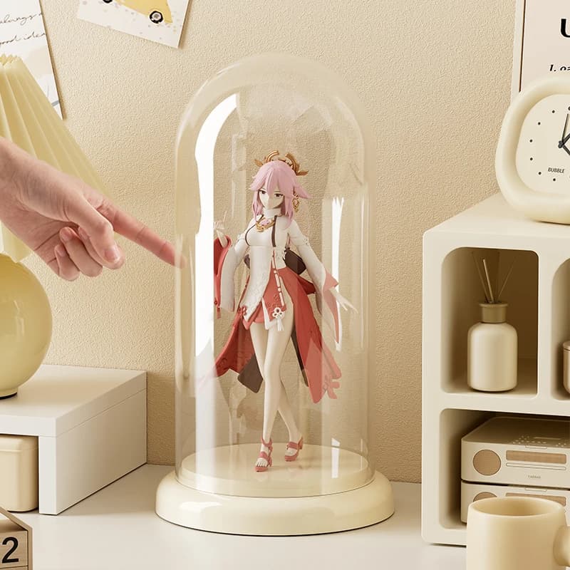 UFORU Blind Box Display Organizer, Transparent Doll Storage Cabinet, Ornament Display Rack Collector Storage Box