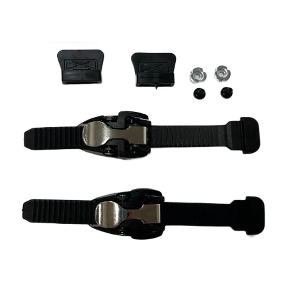 Fibbie di ricambio per pattini da 2 pezzi per pattini a rotelle in linea Pattini da ghiaccio con cinturino MicroAdjust da 150 mm per un'attrezzatura sicura