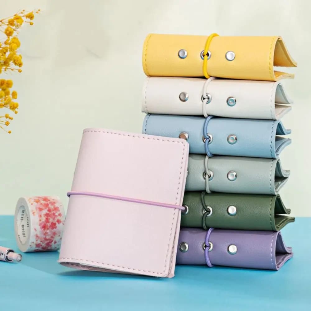 Creativo M5 Notebook a fogli mobili Pagina vuota 50 fogli Mini taccuino tascabile Pianificatore di pianificazione Raccoglitore fai da te Notebook Studente