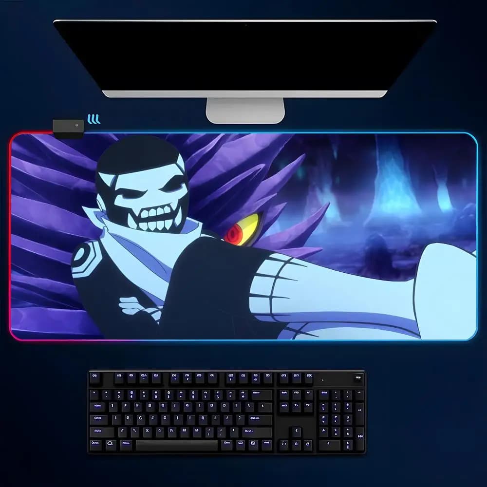 Tappetino per mouse anime L-loser R-ranger, tappetino per mouse grande da gioco con bordi rinforzati, tappetino spesso per tastiera e scrivania del computer