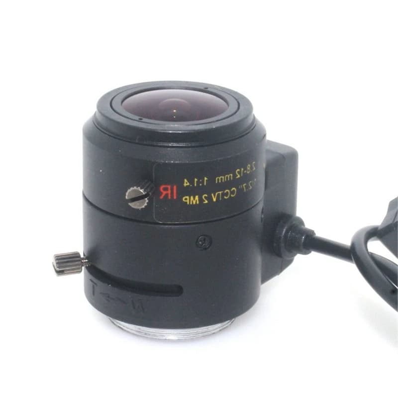 T24C CCTV Lens 2MP HD 2.8-12Mm CS Mount Manual Auto Focus IR 1/2.7" 1:1.4 For Security IP For Security Cameras