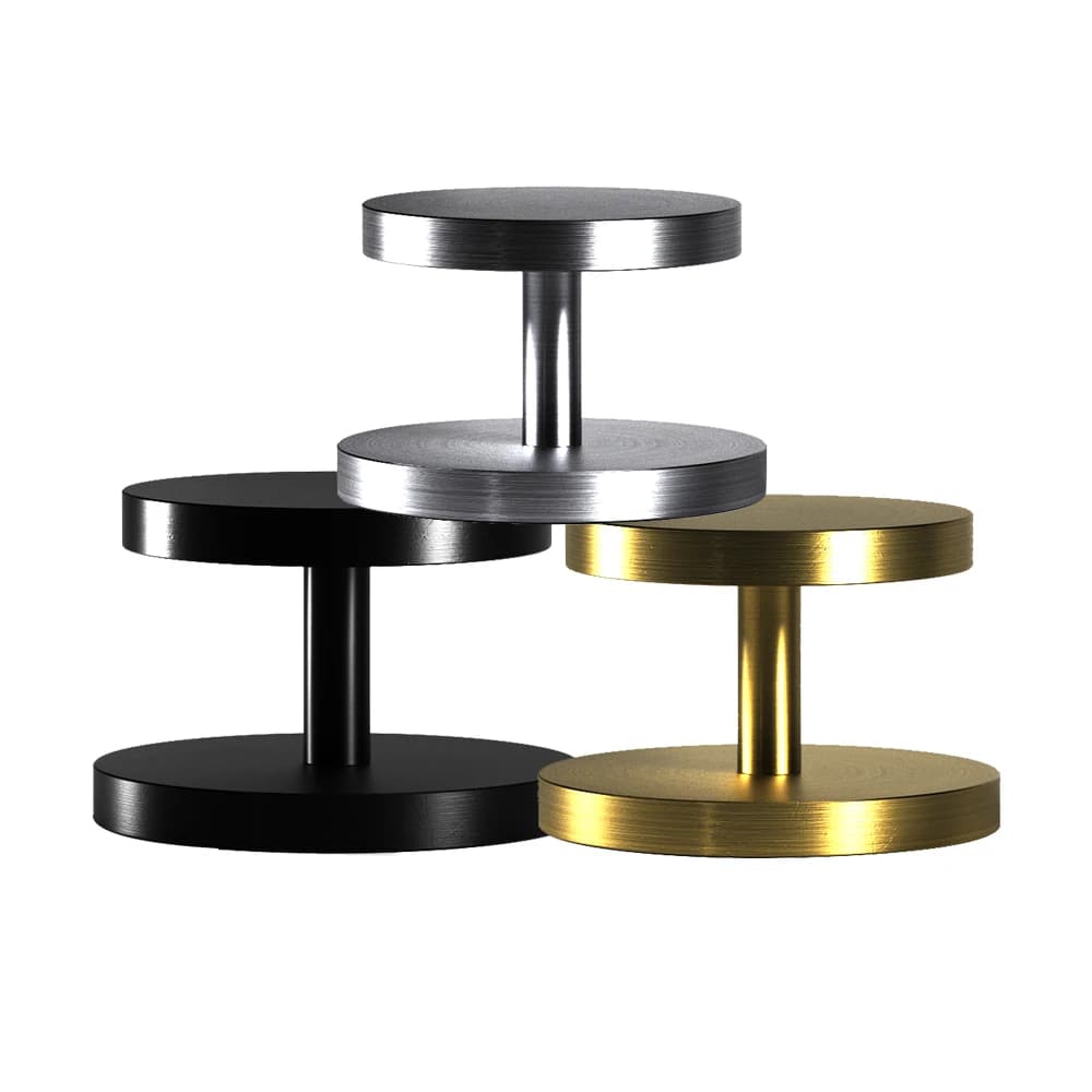 Barista 58mm 51mm distributore di caffè pressa per fagioli a due lati Base piatta strumento portatile per caffettiera all'aperto pressino manuale a pressione oro