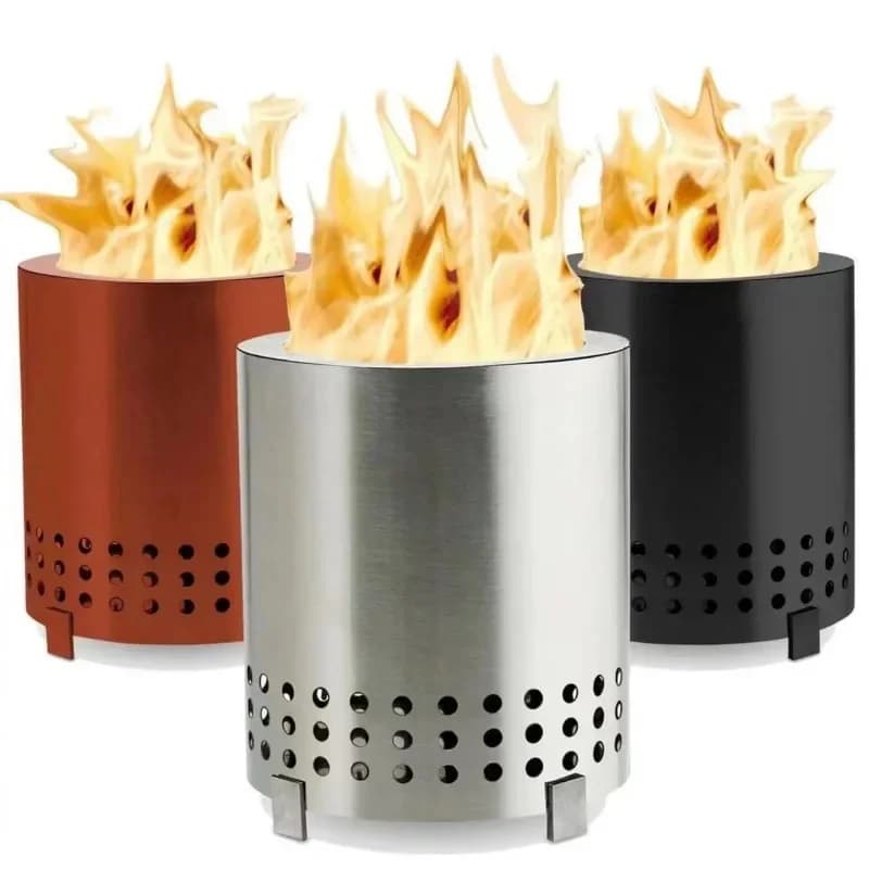 1Pcs Portable Camping Stove Tabletop Pit with Stand Outdoor Fireplaces Heater for Backpacking Hiking Traveling BBQ Top Quality