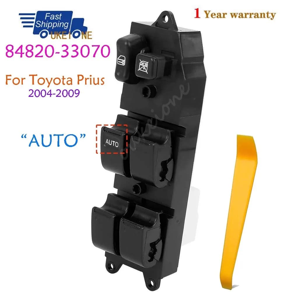8482033070 Interruttore Alzacristallo Anteriore Sinistro Lato Guida per Toyota Prius 2004-2009 - Accessori Auto