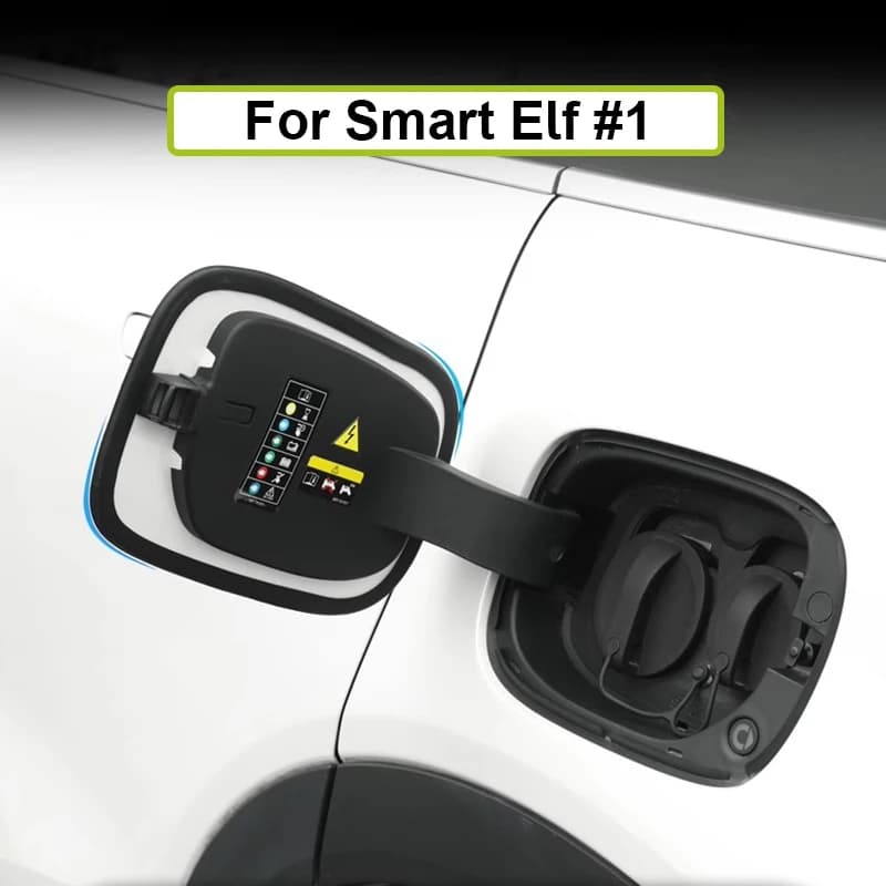Auto Refill Door Dust Plug Cover For Mercedes Smart Elf #1 Rubber Sealing Ring Adhesive Refill Door For Accessories Elf #1