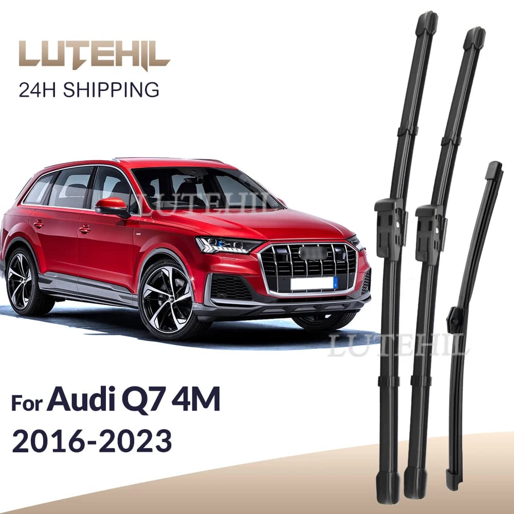 Per Audi Q7 4M 2016-2023 2017 2018 2019 2020 Tergicristallo Anteriore e Posteriore Spazzole Tergicristallo Parabrezza Finestra Spazzole 26 "+ 20" + 16"