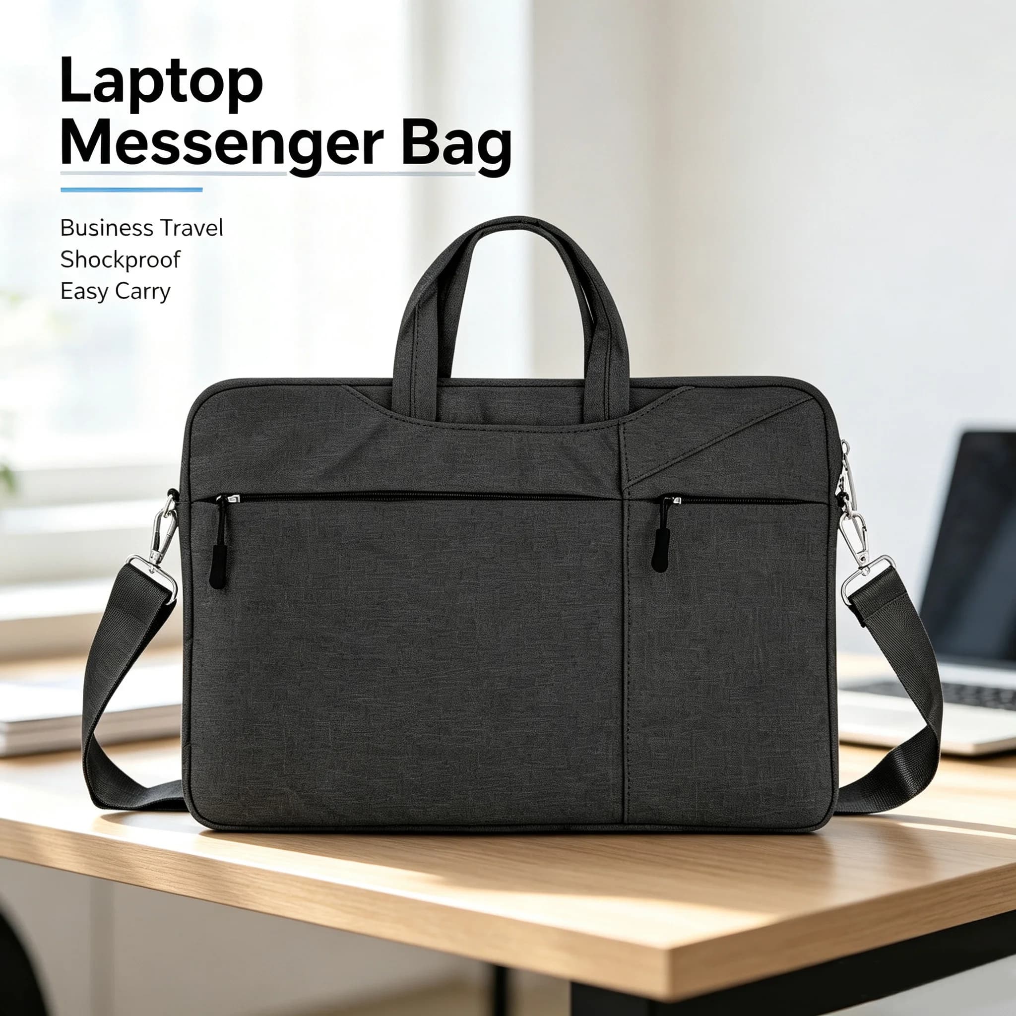 Waterproof Laptop Bag Briefcase 13 14 15Inch, Laptop Sleeve Bag 13 14 15 Inch for Lenovo HP etc Notebook Handbag Bag Men Women