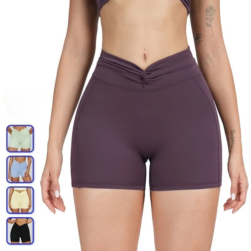 Women's Shorts Impact Sports Shorts for Women Cycling Jogging Fitness Waist Push Up Gym Shorts Leggings Yoga Clothing for Women