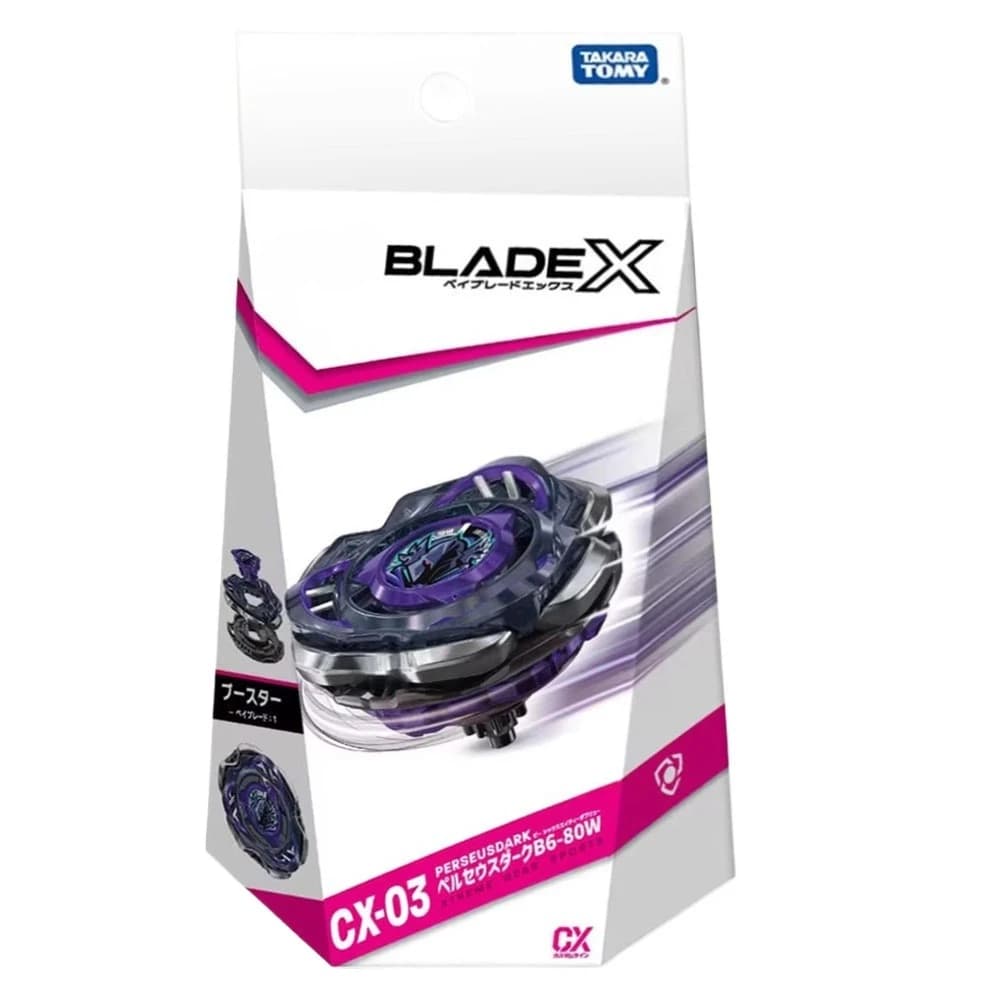Takara Tomy Bey X CX-03 Perseus Dark B6-80W Blade CARD GAME