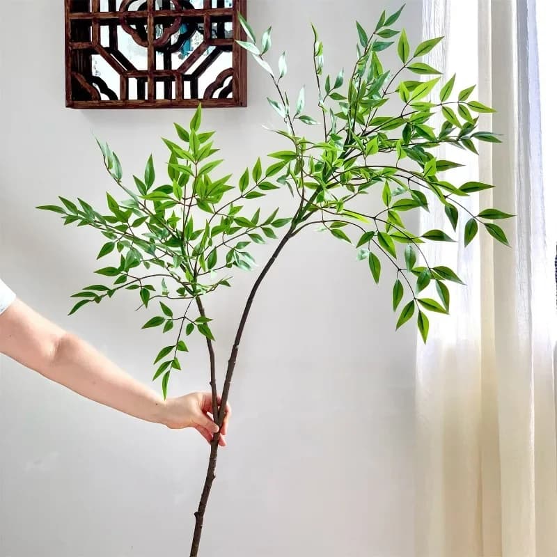 Indoor Artificial Nandina Domestica Plant Bionic Simulation for Living Room Decorative Landscaping Fake Nandina Domestica
