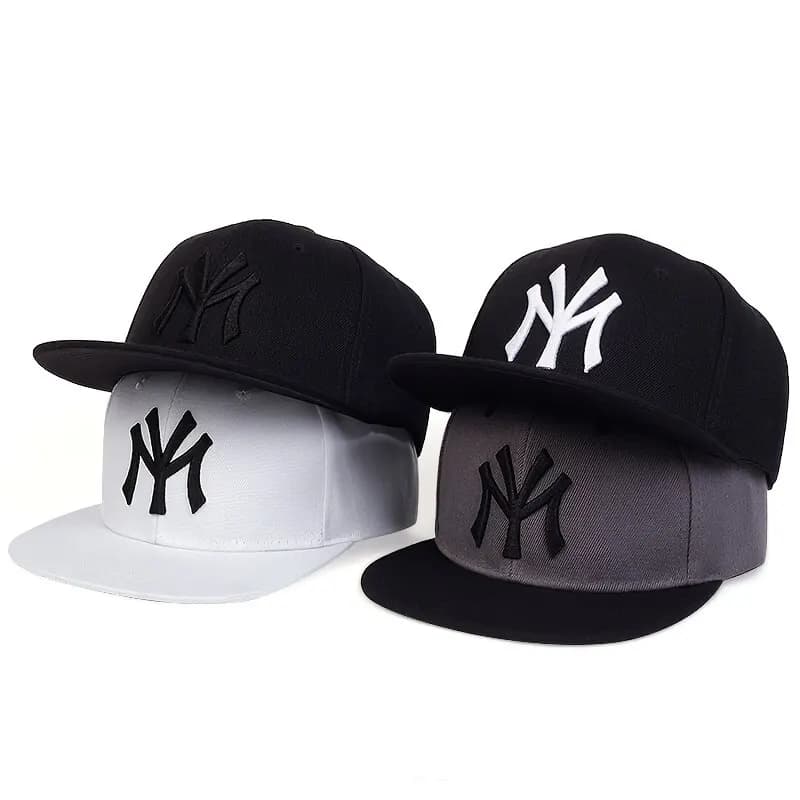 Hip-hop hats with unisex letter embroidery Casual baseball caps adjustable for outdoors Sun protection hat