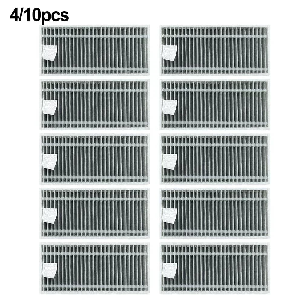 10/4 PCS Filter Mesh+Plastic Filter For Ecovacs For Deebot X9 Pro Omni/ X9 PRo Robot Vacuum Cleaner Home Appliance Parts