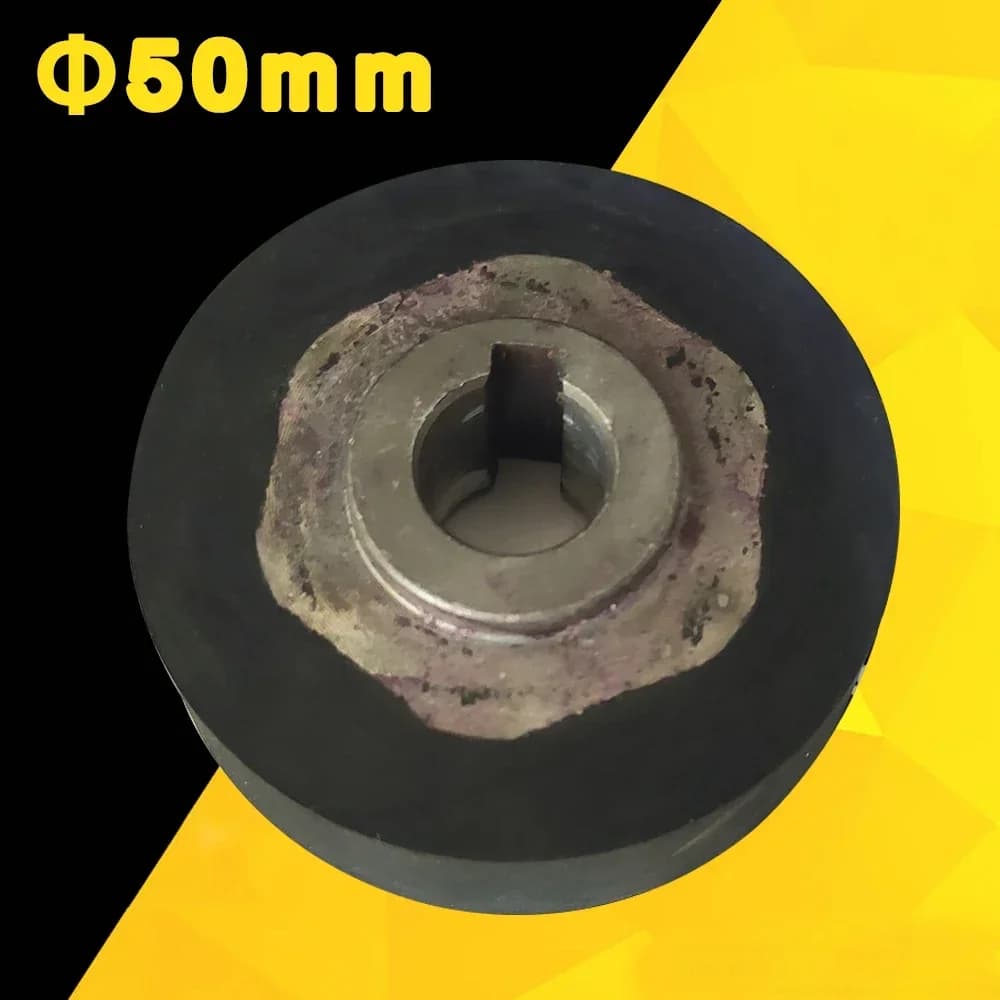 ⌀ 50 mm Black Rubber Wheel Belt Parts FR-900/1000