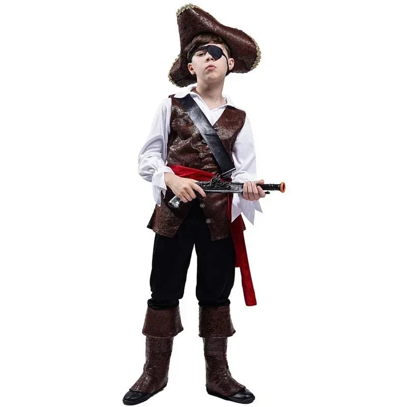 2026 New Boy Pirate Captain Role-playing Halloween Party girl Pirate Costume Carnival Stage Performance Costume