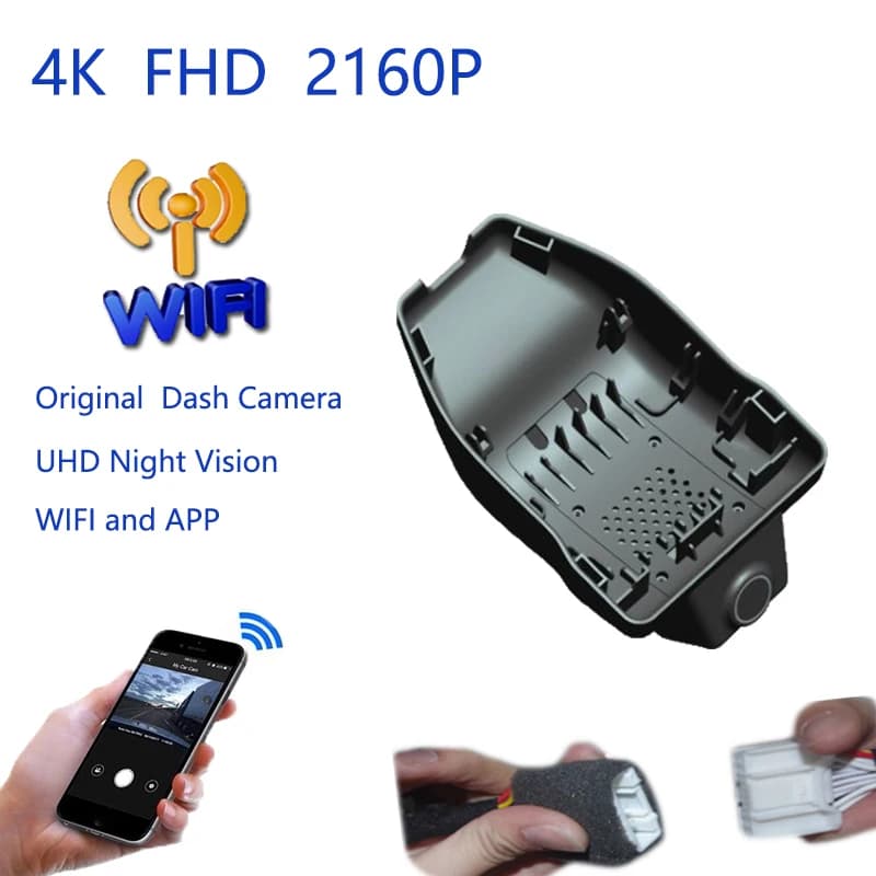 4K Plug And Play Per Hyundai Sonet 2024 2025 Nissan N7 Videoregistratore per auto Wifi DVR Dash Camera Scatola nera